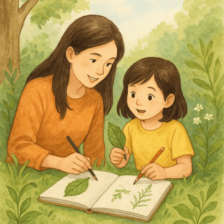 아이와 함께 쓰는 자연 일기, 정서와 창의력 모두 키워요
