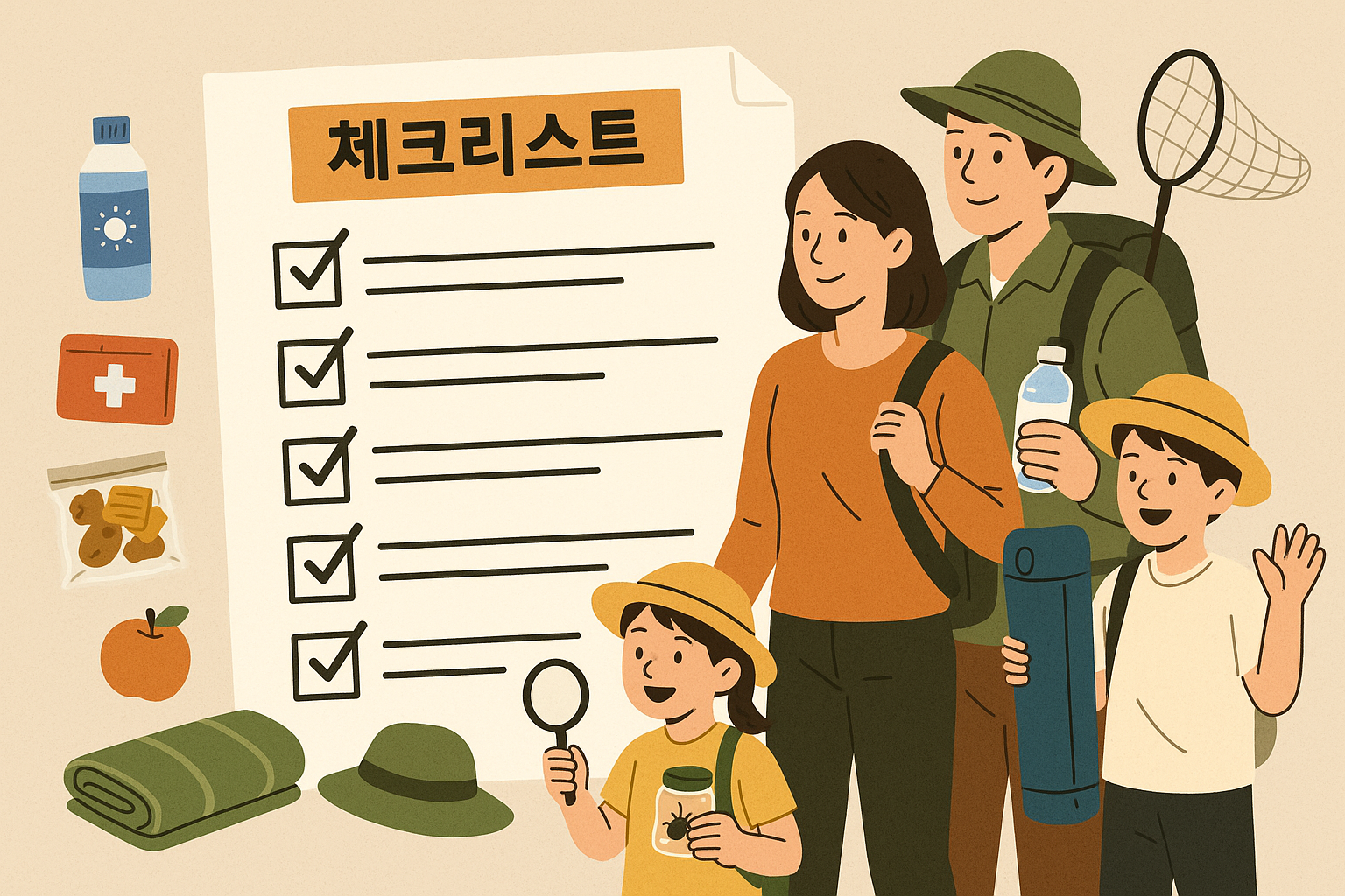 아이와 함께하는 힐링 나들이, 완벽한 자연 외출을 위한 준비법